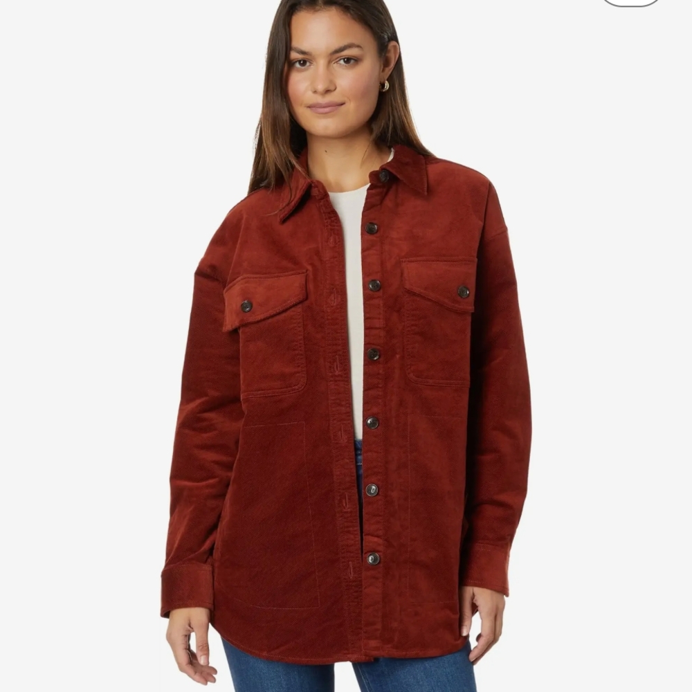 Madewell- Corduroy Twill Oversized Shirt Jacket